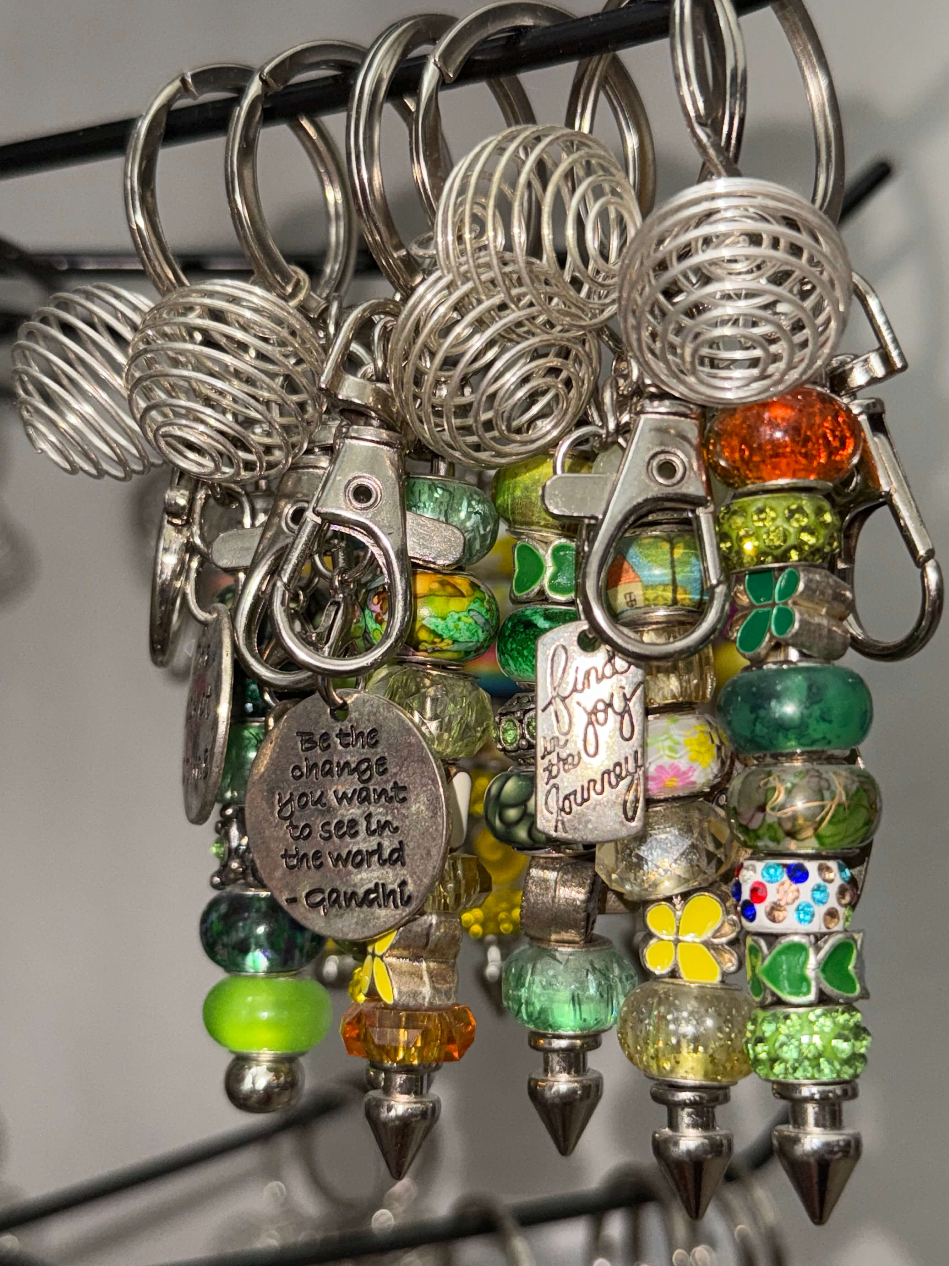 Keychains with meaning charms